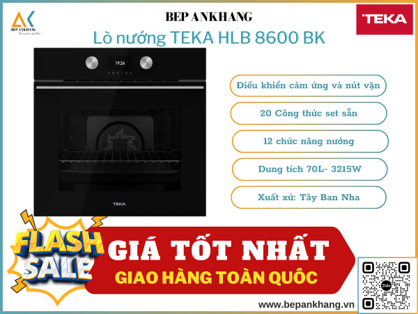 Lò nướng âm tủ Teka HLB 8600 BK - Made in Spain 